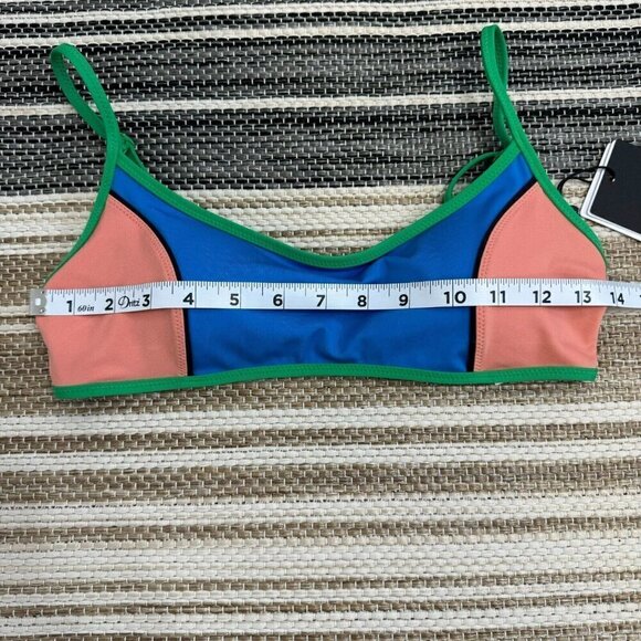 The Upside Women's Wavelegnth Gia Bralette Colorblock Size Small - Picture 10 of 11